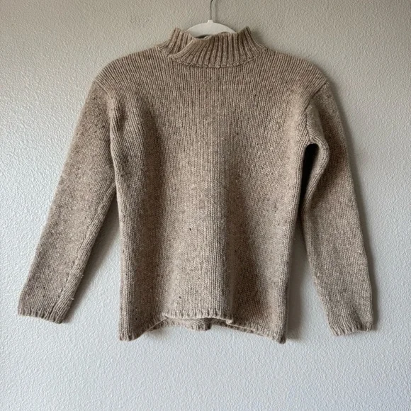 Vintage Eileen Fisher Merino Wool Sweater Mock Neck - Picture 2 of 9